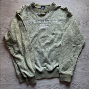 Vintage Crewneck Sweatshirt - Mens Pullover Sweater Virginia Beach - Sunsations